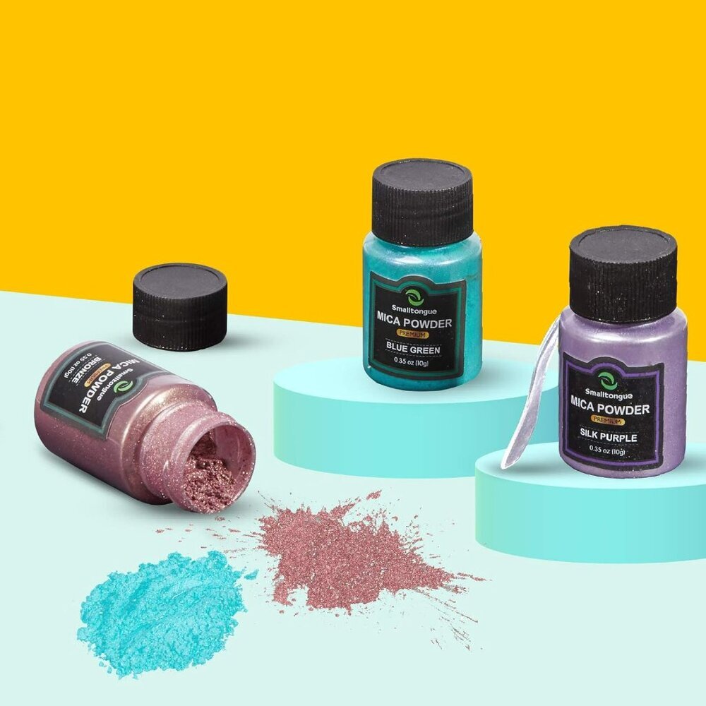 Mica Powder for Epoxy Resin, 108 Colors, 36 Original Colors0.35oz, 10g, 36 Paste - Picture 8 of 8
